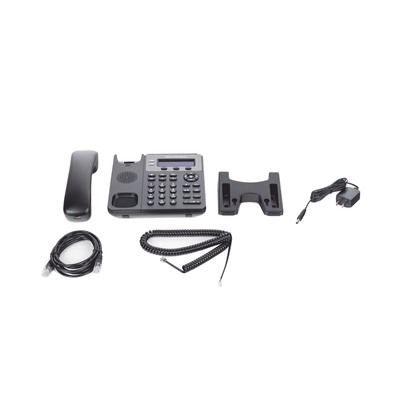 Teléfono IP SMB de 1 Línea, 1 Cuenta SIP con 3 teclas de función programables y conferencia de 3 vías. 5Vcc - Imagen 6