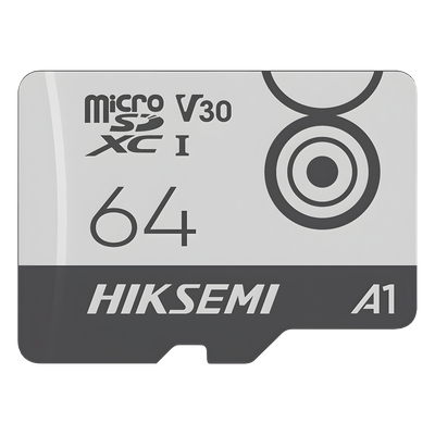 MicroSD HIKSEMI CITY GO / 64 GB / 95 MB/s Lectura / 55 MB/s Escritura / Clase 10 U3 V30 / TLC NAND / Especializada Para Videovigilancia Móvil 24/7