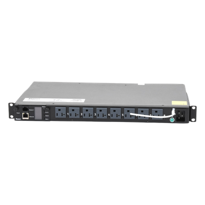 PDU Switchable y Monitoreable por Toma (MS) para Distribución de Energía, Enchufe de Entrada NEMA 5-15P, Con 8 Salidas 5-20R, Horizontal 19in, 120 Vca, 15 Amp, 1UR - Imagen 5