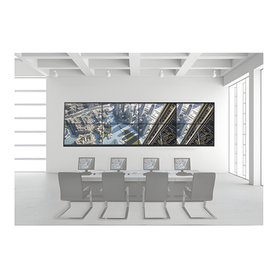 Kit Videowall 4x2 / Incluye 8 Pantallas de 55" / Decoder / Base de Pared