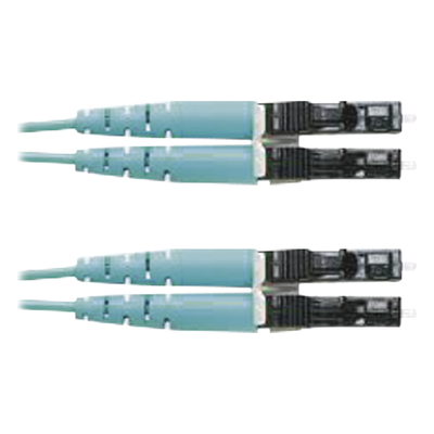 Jumper de Fibra Optica Multimodo 50/125 OM3, LC-LC Duplex, OFNR (Riser), Color Aqua, 4 Metros (13.12 Pies) - Imagen 3