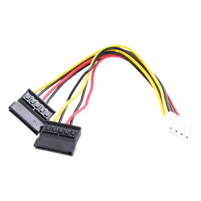 Cable Doble de Corriente SATA / Compatible con DVR´s epcom y HIKVISION / 15 cm de Longitud - Imagen 6