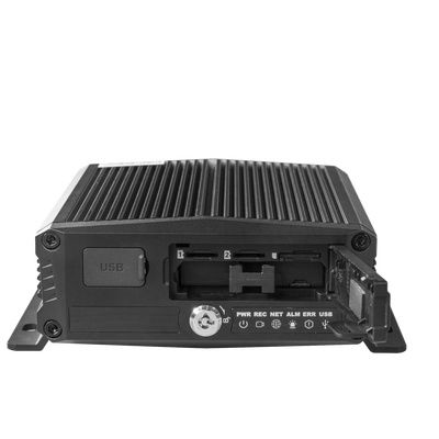 DVR Móvil / Multiplataforma / 4 Canales AHD + 2 canales IP/ Almacenamiento en Memoria Micro SD / H.265 / Chip IA Embebido / Soporta 4G / GPS - Imagen 4