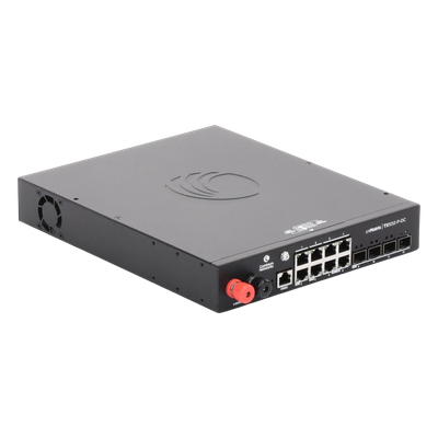 Switch cnMatrix WISP TX1012-DC-P de 8 puertos PoE y 4 SFP+, 170 W PoE Budget, Capa 2, gestión gratuita desde la nube, para corriente directa - Imagen 7