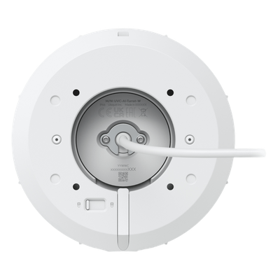 Cámara UniFi Protect Turret AI blanca / 4K(8MP) / Ángulo ultra-ancho 109.9 / Visión Nocturna IR 40 m / AI Avanzado: Reconocimiento de Rostros y Matrículas / LED para color en la noche / Micrófono 2 vías / ranura M - Imagen 8