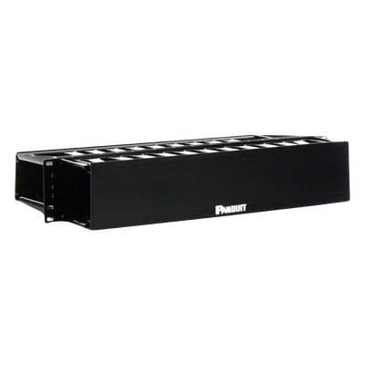 Organizador de Cables Horizontal PatchLink, Doble (Frontal y Posterior), Para Rack de 19in, 2UR - Imagen 5
