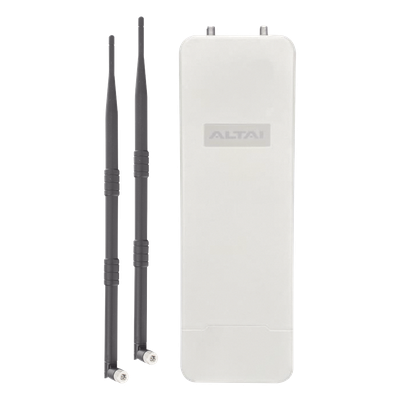 Poderoso Kit WiFi Omnidireccional en 2.4 GHz para WISP, Hasta +200 m de Cobertura, El Kit Incluye Punto de Acceso C1XN+ y  2 x Antenas de 9dBi  Omnidireccionales, Administración en Nube Gratis con INSIGHTS