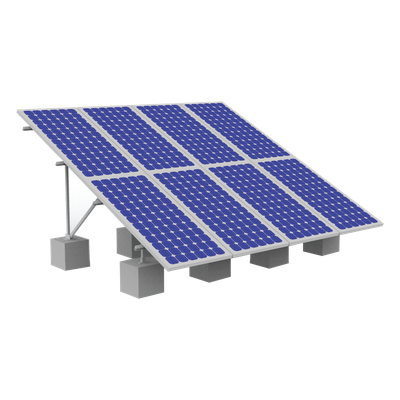 Montaje para Panel Solar, Riel de 2100mm para Módulos con Espesor de 40mm, Velocidad de Viento Máx. 151km/h