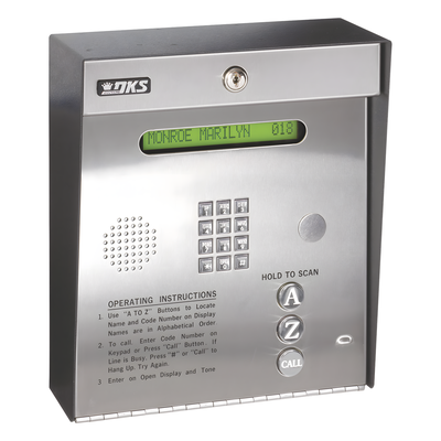 Control de acceso /Gabinete para sobreponer / 2 puertas / 3000 números telefónicos / 11 digitos / Directorio en pantalla / Linea análoga o digital / Expandible a 16 puertas / Programable por PC - Imagen 5