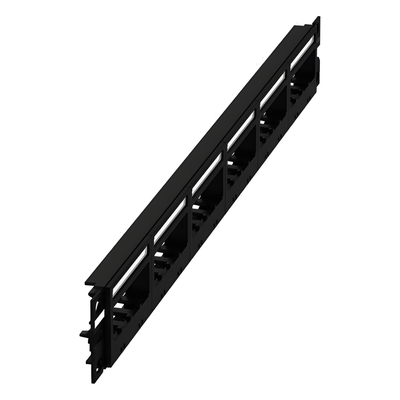 Panel de Parcheo Modular Mini-Com (Sin Conectores), Ultimate IDÆ, Plano, Sin Blindaje, Con Etiqueta y Cubierta, de 24 Puertos, 1UR - Imagen 5