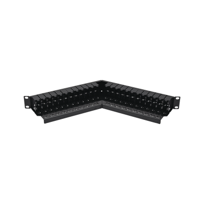 Patch Panel Z-MAX, de 48 puertos, Modular (vacío), Angulado, 1UR - Imagen 3