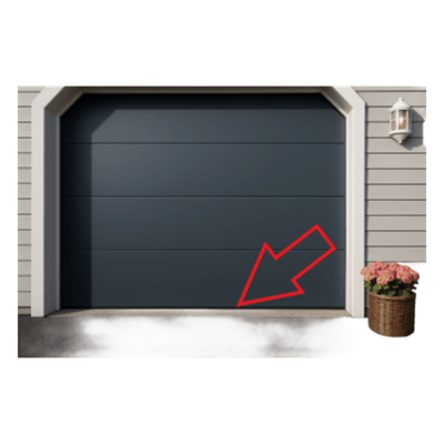 Sello Plastico Rigido / Flexible P/ Puertas D/ Garage D/ 18 Pies D/ Ancho - Imagen 3