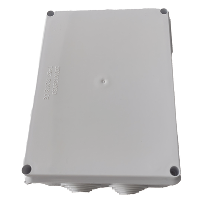 Caja de Derivación-Conexión para Exterior IP65 con 10 Entradas / 200 x 155 x 80 mm / Sellado Seguro con Empaque + 4 Tornillos / Resiste Agua, Polvo y Sol Directo - Imagen 3