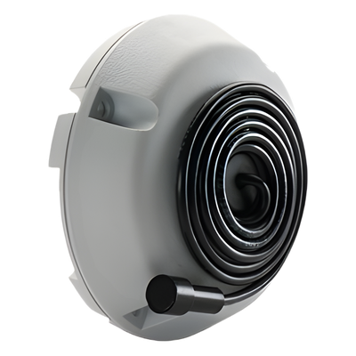 Micrófono omnidireccional captación de sonido hasta 5 mts en cualquier dirección, compatible con todas las marcas de cámaras, extensión de cable de 1 m para utilizarse cuando la altura del techo pasa de los 5 m