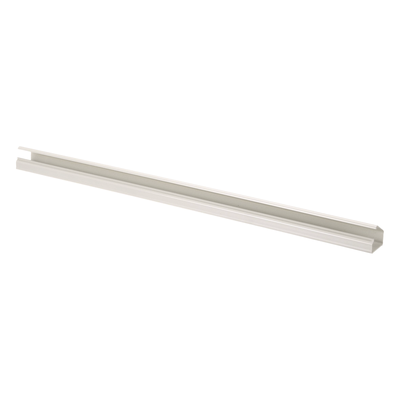 Canaleta LD10 de PVC rígido, con cinta adhesiva para instalación sin herramientas, de 38.4 x 24 x 1828.8 mm, Color Blanco Mate - Imagen 5