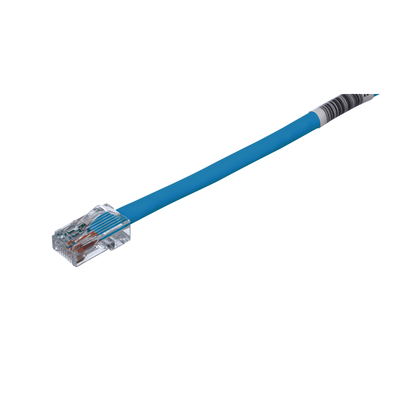 Cable de Parcheo TX5, UTP Cat5e, 24 AWG, CM, Color Azul, 0.3 Metros (1 Pie) - Imagen 2