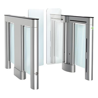 Torniquete Óptico Bidireccional Serie Supervisor 5000 / El Más Estético y Delgado del Mercado / Hojas de Cristal de 35".