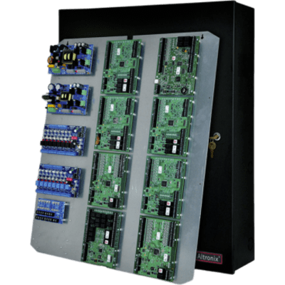 Gabinete Altronix TROVE3  y un backplane extraible TM3