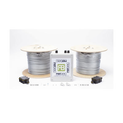 Cable Sensor Perimetral IRONCLAD / 610 m (2,000 ft) / 2 Zonas / Cerca Ciclónica / Sin Falsas Alarmas por Viento / Tarjeta LPU400 / Calibración por Software - Imagen 7