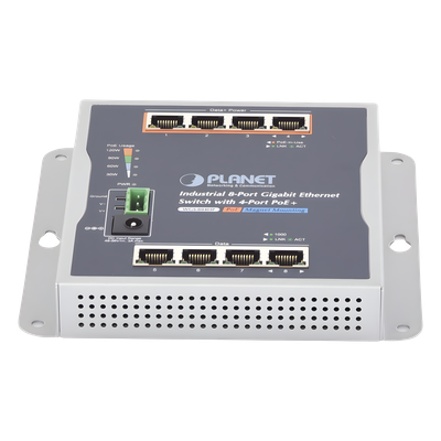 Switch Industrial No Administrable, Múltiple Montaje (Pared, Riel DIN y Magnético), 8 Puertos Gigabit con 4 puertos PoE 802.3at, Hasta 120 W. - Imagen 5