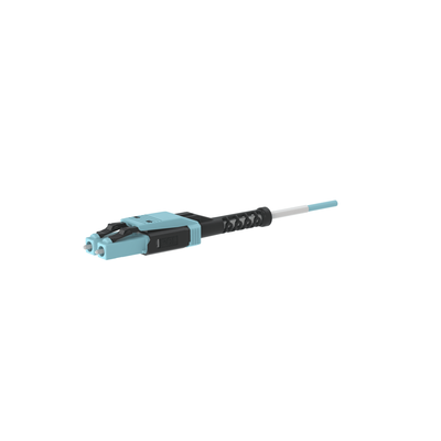 Jumper de Fibra Óptica Multimodo 50/125 OM4, LC-LC Uniboot Duplex, LSZH, Color Aqua, 3 Metros (9.84 Pies) - Imagen 3
