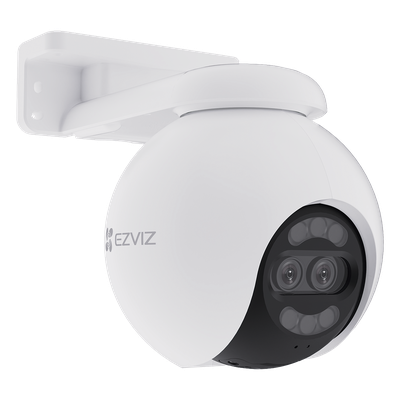 Cámara PT / Wi-Fi / Lente Dual / Panorámica 360° / Resolución 4K / Visión Nocturna ColorFULL / IA Detección de Humanos y Vehiculos / Alarma con Sirena y Luz / IP65 - Imagen 4