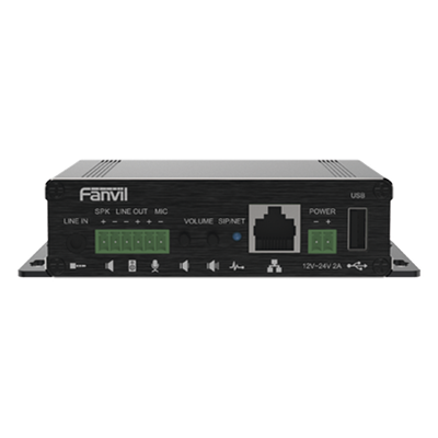 Gateway para Voceo IP/SIP, Entrada de audio (3.5mm), salida de amplificador integrado de hasta 30W, puerto USB (reproducción de MP3), - Imagen 3