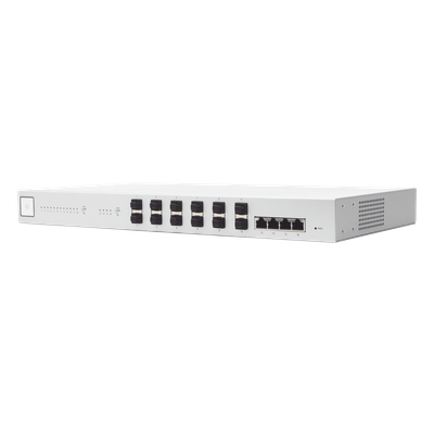 UniFi Switch 16 XG, Capa 2 de 12 puertos SFP+ 10 Gb + 4 puertos 10G Base-T (RJ-45) - Imagen 4