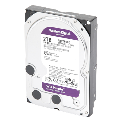 Disco Duro PURPLE de 2TB / 3 AÑOS DE GARANTÍA / Para Videovigilancia - Imagen 4