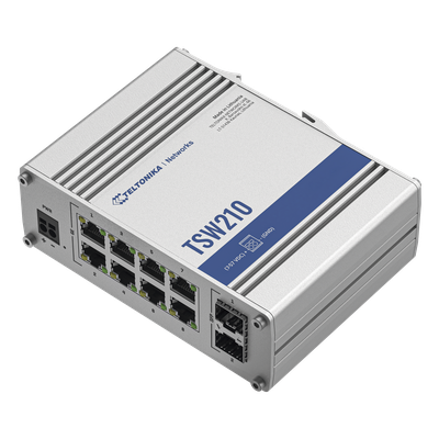 Switch Industrial No-Administrable 8 puertos Gigabit, 2 SFP 1G - Imagen 3