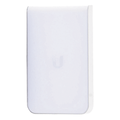 Access Point UniFI doble banda cobertura 180º, MI-MO 2x2 diseño placa de pared con dos puertos adicionales, hasta 100 usuarios Wi-Fi