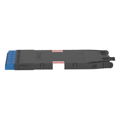 Cassette HD Flex Para 12 Fibras Monomodo OS2, de MPO a 6 Conectores LC Duplex, Color Azul - Imagen 4