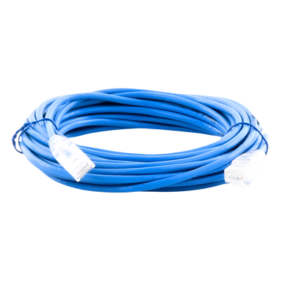 Cable de Parcheo Slim UTP Cat6A - 7 Metros (22.97 Pies) Azul, Diámetro Reducido (28 AWG) - Imagen 3
