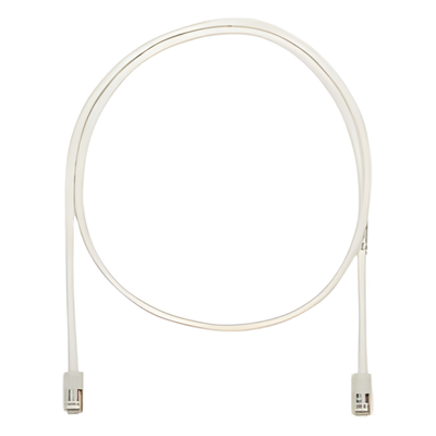 Cable de Parcheo UTP Categoría 5e, con Plug Modular en Cada Extremo - 2 Metros (6.56 Pies) - Blanco Mate