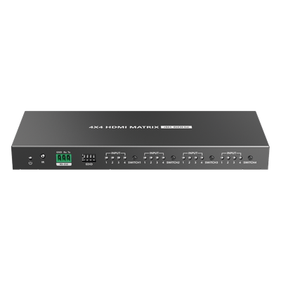 Matricial 4x4 HDMI | 4K@60Hz | Soporta HDR10 | Configuración EDID | Múltiples Modos de Conmutación