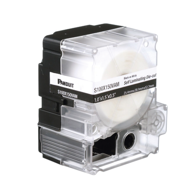 Casete de 125 Etiquetas Autolaminadas para Cables 8-4 AWG 1 x 2.25 Pulgadas (25.4 x 57.15 mm) - Imagen 3