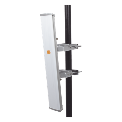 Antena Sectorial MIMO 4X4 de 45 º, 4.9 - 6.4 GHz, IP55, Ganancia de 22 dBi, 4 Conectores N-hembra, Montaje y Jumper tipo N incluido. - Imagen 5