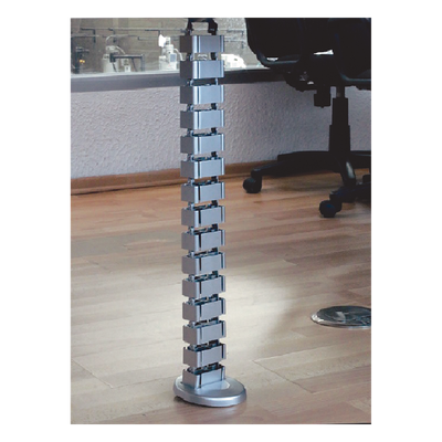 Organizador de Cables Vertical Articulado, Ideal para Llevar los Cables del Piso a Mesa o a la Cubierta del Escritorio de Manera Segura - Imagen 4
