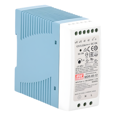 Fuente de poder Industrial Riel Din 12Vcc, 40W - Imagen 4