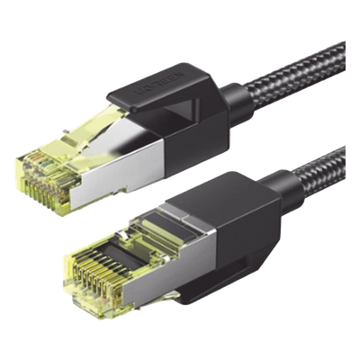 Cable Ethernet Cat7 CLASS F/FTP Redondo con Malla de Nylon 1 Metro (3.28 Pies) - Imagen 4