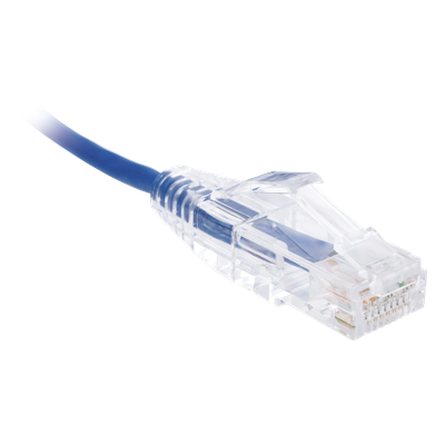 Cable de Parcheo Slim UTP Cat6 - 3 Metros (9.84 Pies) Azul Diámetro Reducido (28 AWG) - Imagen 3