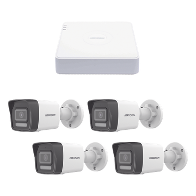 Kit IP 1080p (2 Megapixel) / NVR de 4 Canales con 4 Puertos PoE / 4 Cámaras IP Bala ColorVu Lite y Motion Detection 2.0 / Micrófono Integrado - Imagen 3