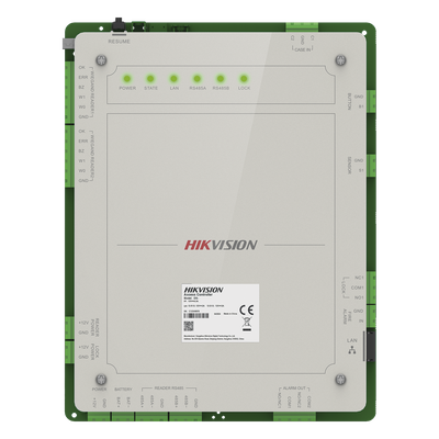 Controlador de Acceso 1 Puerta Administrable en la Nube con Hik-Connect Teams / Interfaz Web / 2 Lectores de Huella o Tarjeta / 100,000 Tarjetas / 10,000 Huellas / Incluye Gabinete y Fuente de Alimentación 12v 4A / Soporta Batería de Respald - Imagen 3
