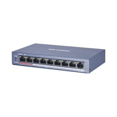 Switch PoE+ / No Administrable / 8 Puertos 10/100 Mbps PoE+ / 1 Puerto 100 Mbps Uplink / PoE hasta 250 metros / 60 W - Imagen 4