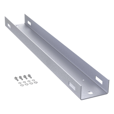 Montaje de Poste Para Gabinetes OSP ComLine de 1200 mm de alto (25 UR), De Aluminio, Color Negro