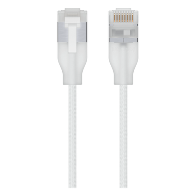 Patchcord UniFi Premium Cat6A de 15 cm (0.5 Pies), hasta 10G / Soporta hasta PoE+++ / Conector RJ45 Transparente para Mejores Efectos de Luz Etherlighting - Imagen 3