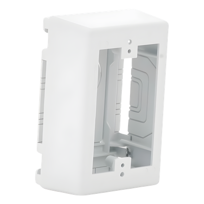 Caja de Pared Superficial, Uso Universal con Placas de Pared, con Cinta Adhesiva, Color Blanco - Imagen 8