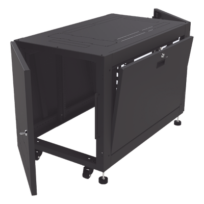 Gabinete Profesional de Piso para Telecomunicaciones de 12UR, 1000 mm Profundidad, Se envía el Gabinete armado. - Imagen 16
