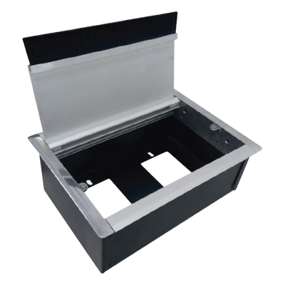Caja Universal Vacía de 2 Módulos para Instalación en Escritorio (Voz, Datos, Video, Contactos Eléctricos), (No Incluye Accesorios) - Imagen 6