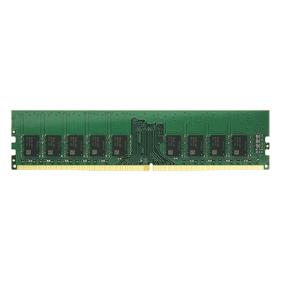 Módulo de Memoria DDR4 ECC Unbuffered DIMM | 16GB | 2666 MHz | Compatible con Series SA: SA3400D, SA3200D / Series UC: UC3400, UC3200 / Series 21: RS4021xs+, RS3621xs+, RS3621RPxs, RS2821RP+, RS2421RP+, RS2421+ / Series 19: RS1619xs+ /  Series 18: 